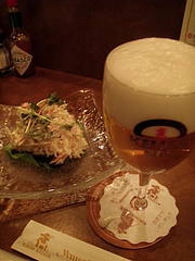 20090327ヤマト-ビール職人カニサラダ