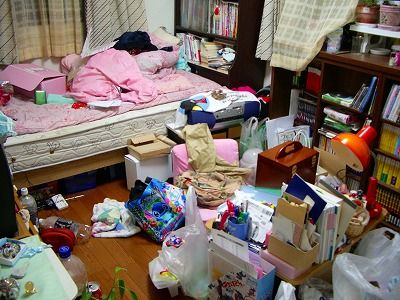 部屋が汚い