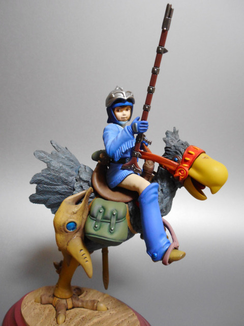 カイに乗るナウシカ #3 筆塗り～完成 : yosshiro-labo