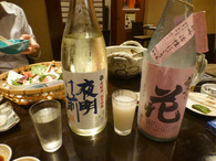 夜明け前と佐久の花にごり