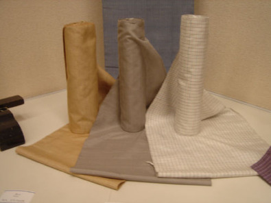 バラの木で染めた作品