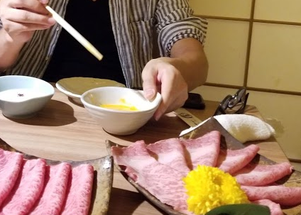 神戸牛のすき焼き