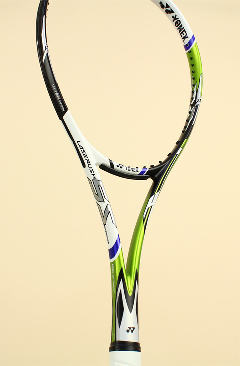 レーザーラッシュ 5S 美品 ソフトテニス ラケット レーザーラッシュ 5S ヨネックス YONEX