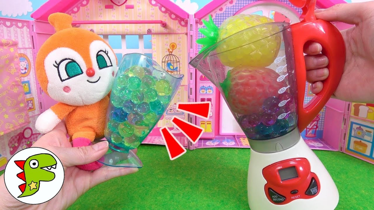 キッズライン アンパンマン おもちゃアニメ フルーツジュースを作ろう ミキサーにたくさん入れてミックスジュースだ トイキッズ サムネイル画像 youtuberコメ速報