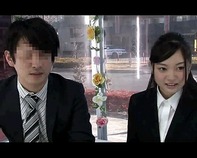 【マジックミラー号】リクルートスーツのブラウスの下に着てるキャミソールと恥ずかしそうな仕草が最高にそそるww MM号