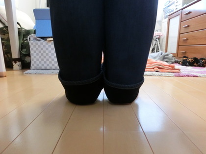 裏地あったかパンツお直し (3)
