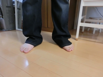 裏地あったかパンツお直し (2)