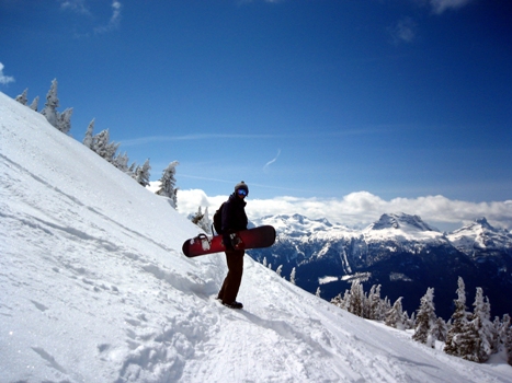 traverse line to North Bowl
