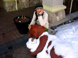 with poo grizzly bear