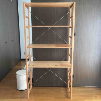 無印良品】パイン材ユニットシェルフをDIY。 : フツウノコト。