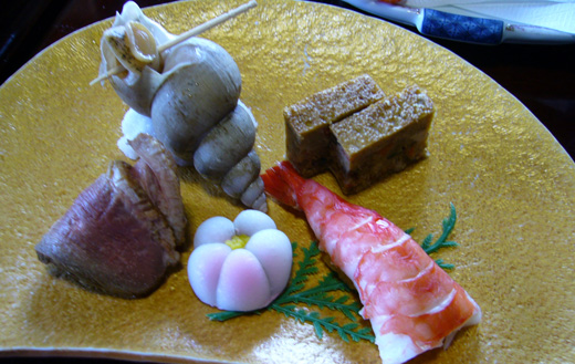 能登島 梅屋旅館のお料理