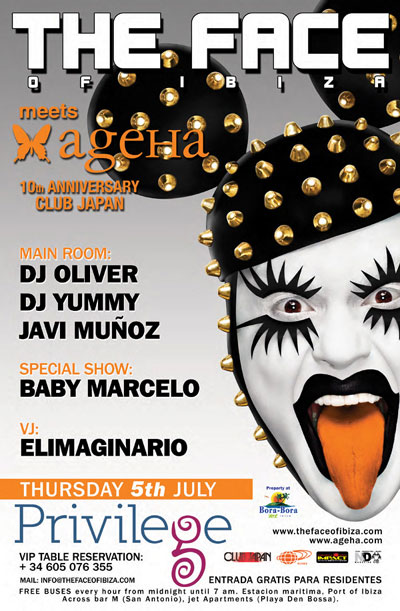 THE FACE IBIZA AGEHA YUMMY