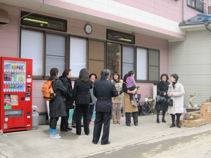 民宿めぐろにて