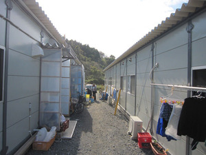 小渕浜の仮設住宅2