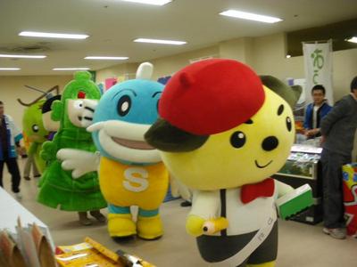 物産展ブース内