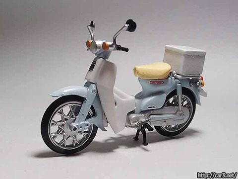 アオシマ1/32ホンダスーパーカブコレクション荷台付き_01