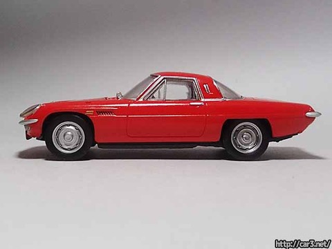 日本名車倶楽部7_コスモスポーツ_レッド_F-toys_09