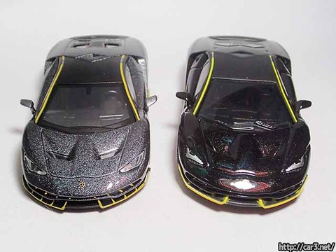 マイストと京商のランボルギーニ・チェンテナリオを比較_03