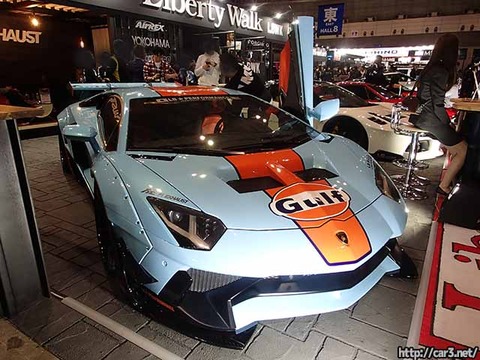 リバティーウォーク_ランボルギーニ・アヴェンタドール_ガルフ01