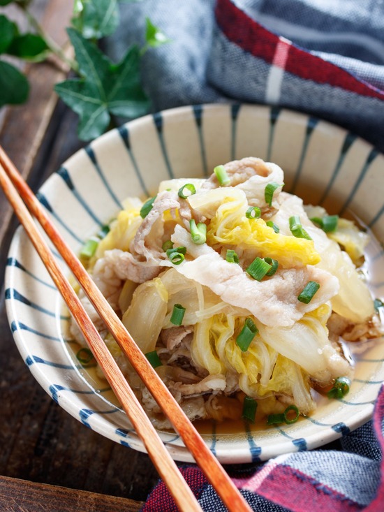 豚バラ白菜うどんだし1