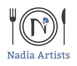 Nadia Artist ロゴ 縦