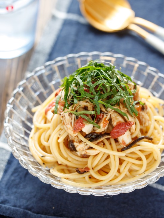 ささみ梅パスタ6