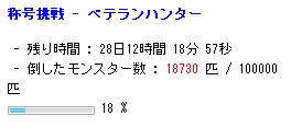 ベテランハンター