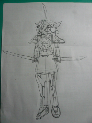 勇者装備下絵