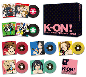 K ON! 7 inch Vinyl Donuts Box