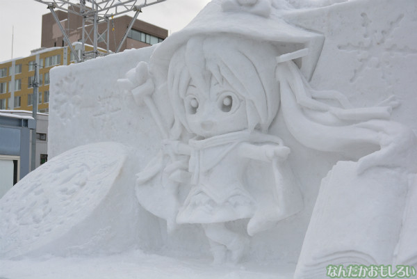 『SNOW MIKU 2014』西11丁目会場の雪ミク雪像や物販の様子などなど