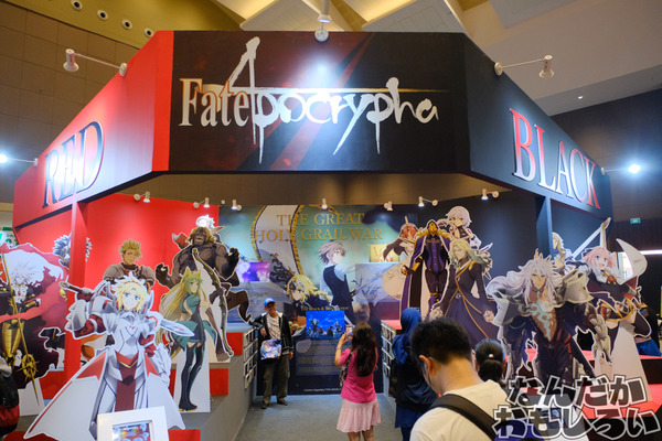 『Fate/Apocrypha』インドネシアのイベントで両陣営サーヴァント大集結の大規模展示！その様子を写真でお届け