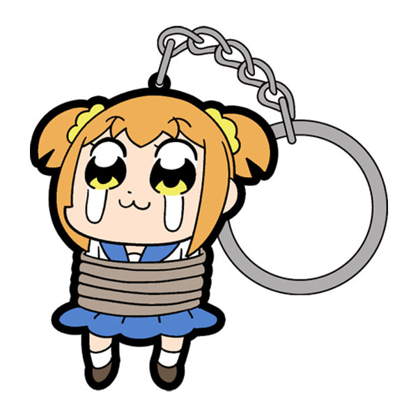 折檻ポプ子つままれキーホルダー