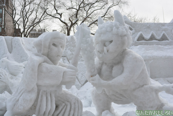 『SNOW MIKU 2014』西11丁目会場の雪ミク雪像や物販の様子などなど_0170