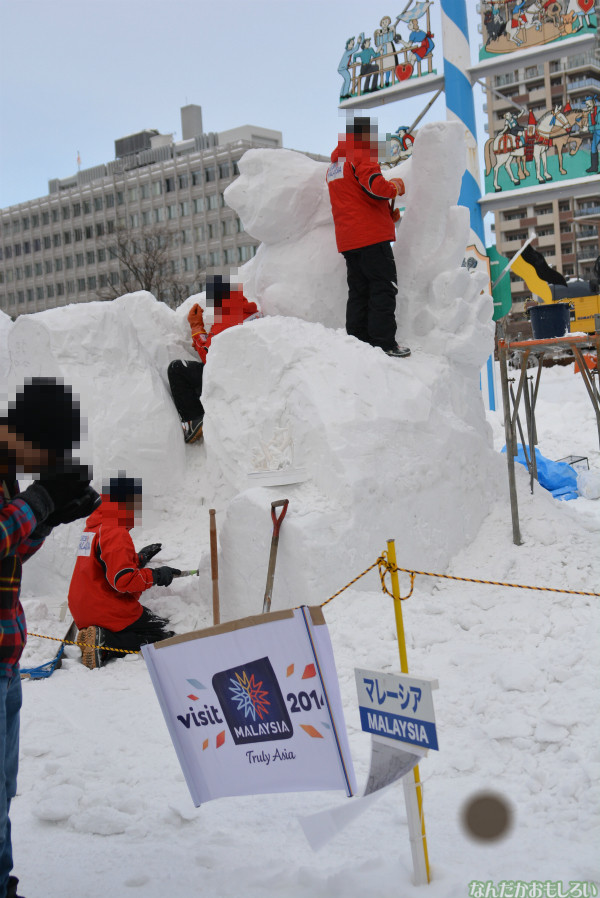 『SNOW MIKU 2014』西11丁目会場の雪ミク雪像や物販の様子などなど_0156