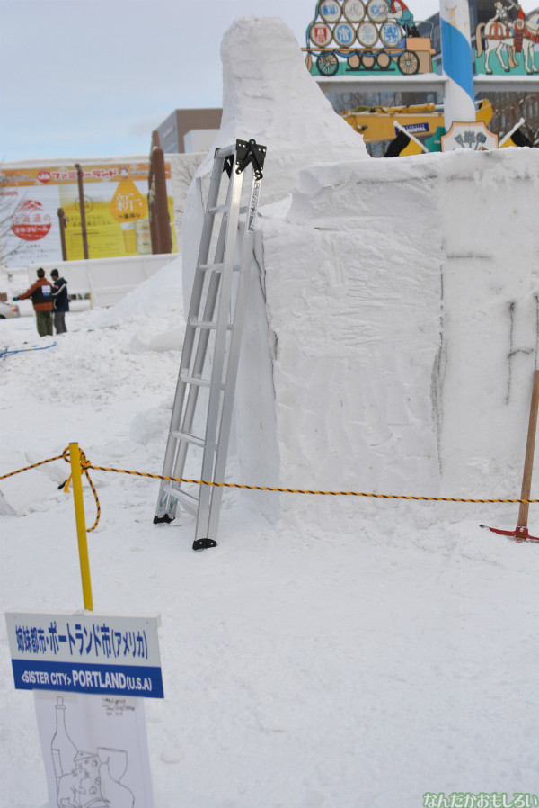 『SNOW MIKU 2014』西11丁目会場の雪ミク雪像や物販の様子などなど_0154