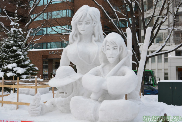 『SNOW MIKU 2014』西11丁目会場の雪ミク雪像や物販の様子などなど_0172
