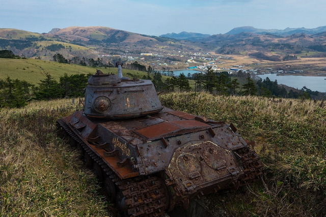 色丹島の戦車_5