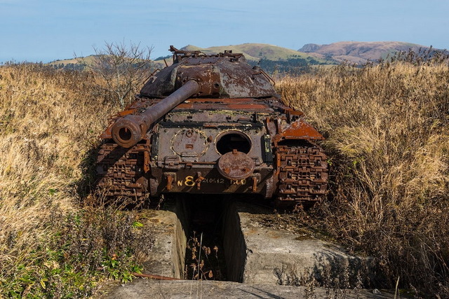 色丹島の戦車_3