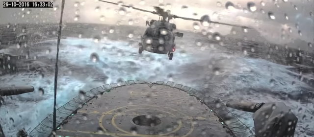 ヘリコプター着艦