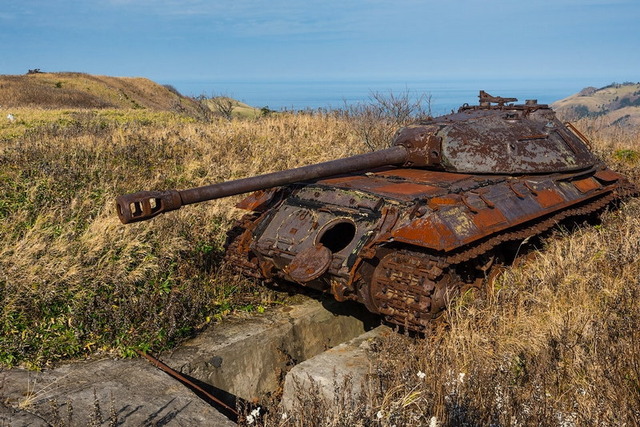 色丹島の戦車_4