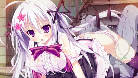 縞パン履いた女の子の画像　その3