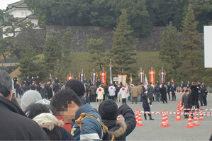 一般参賀入場シーン