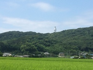 佐貫より東京湾観音遠望