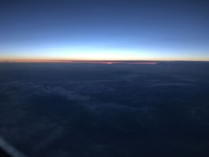 雲海の日没