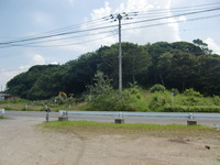内裏塚前方部より