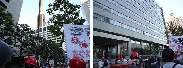 東電前