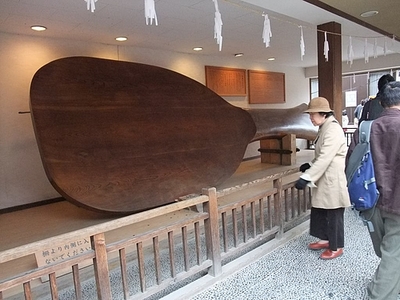 「世界一の大杓字」