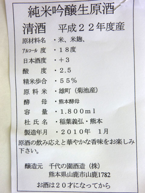 裏ラベル