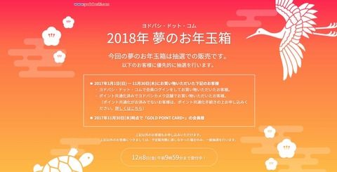 ヨドバシ 福袋1