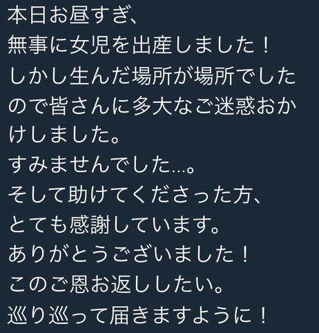 電車出産したまいまい
